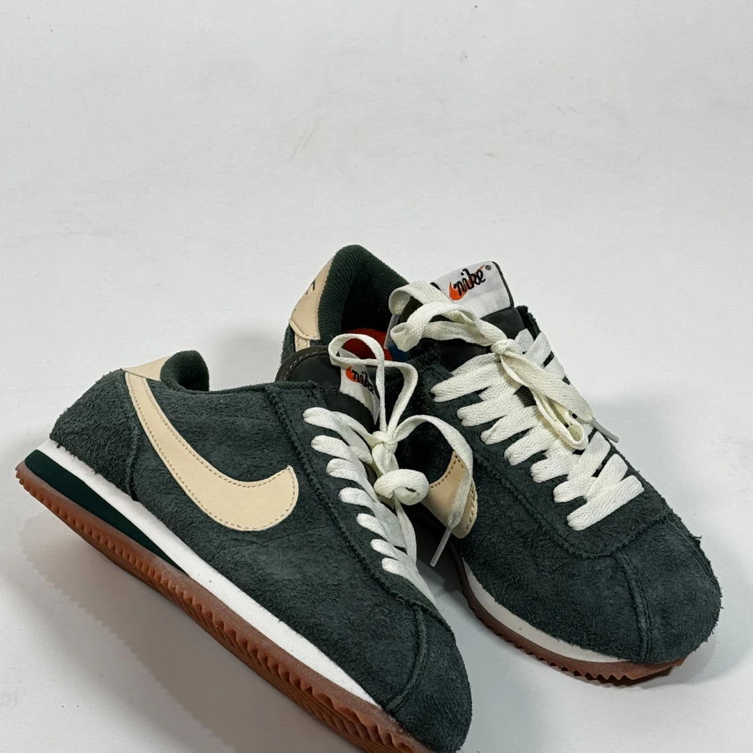 Nike Cortez Gamuza Verde-Beige