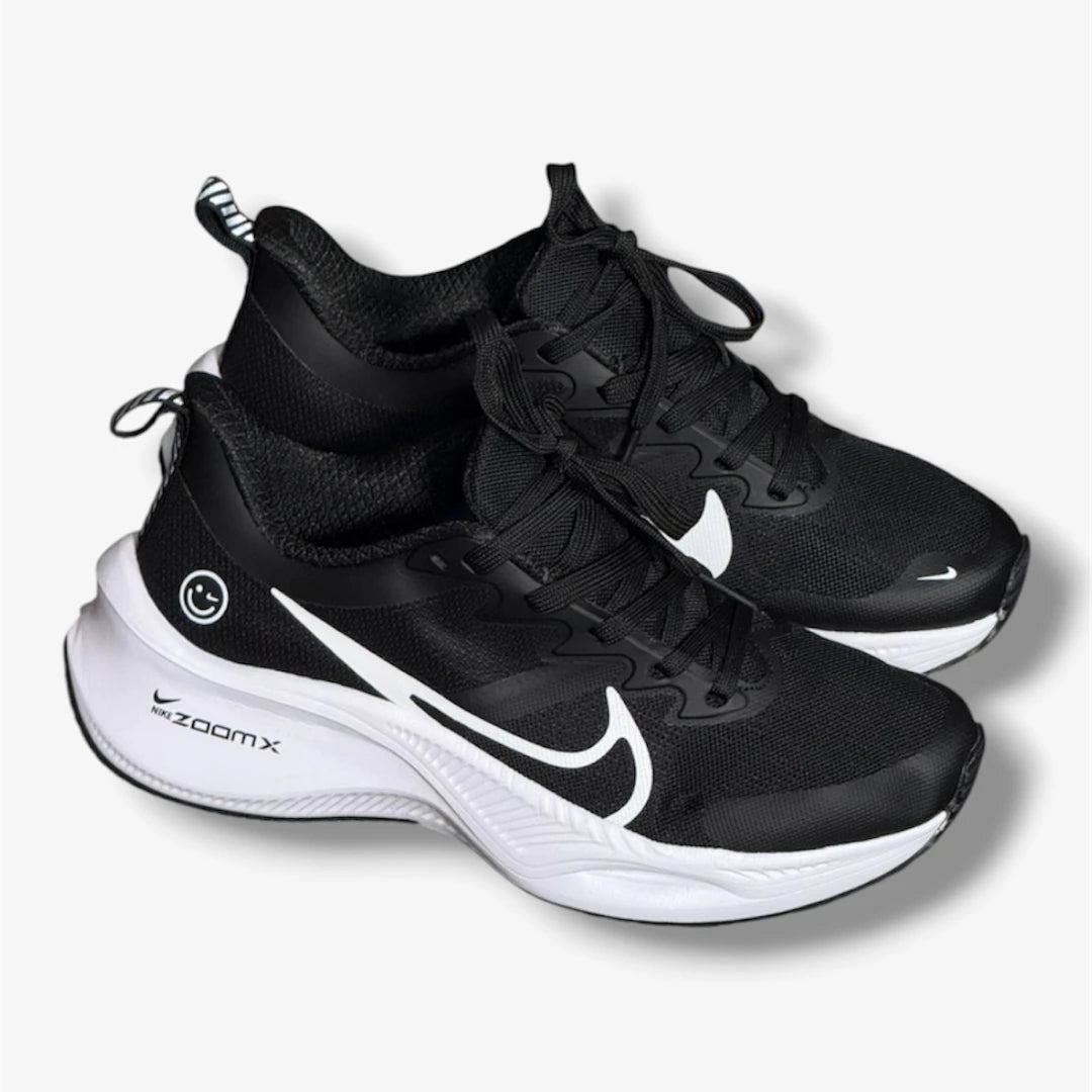 Nike Zoom X Happy Negro-Blanco