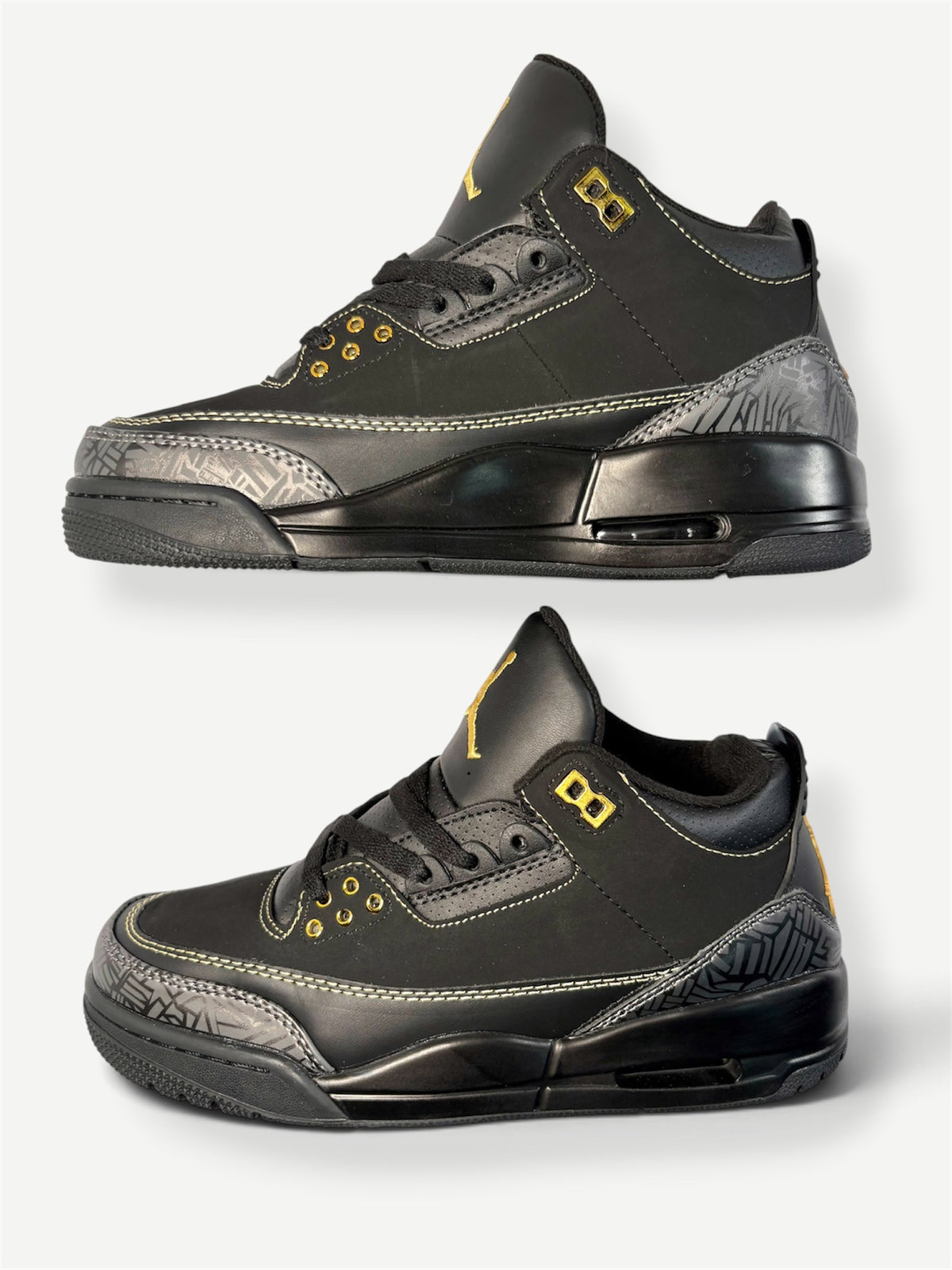 60 - Jordan 3 Black Gold